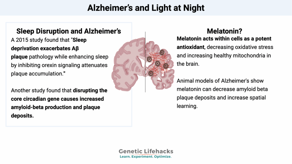 Alzheimer’s and Light at Night, circadian disruption and Alzheimer's