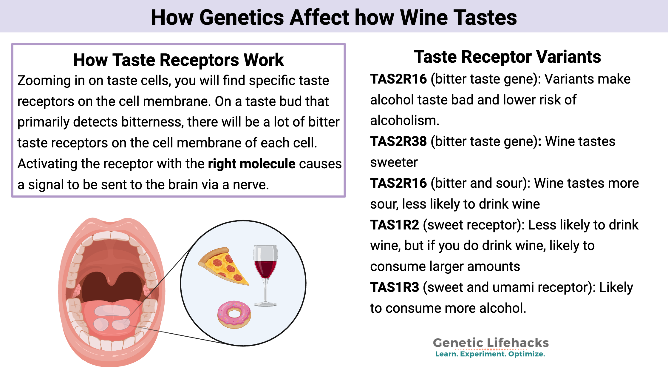 How Genetics Affect how Wine Tastes