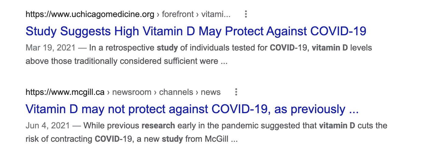 Examining the Research on Vitamin D and SARS-CoV-2