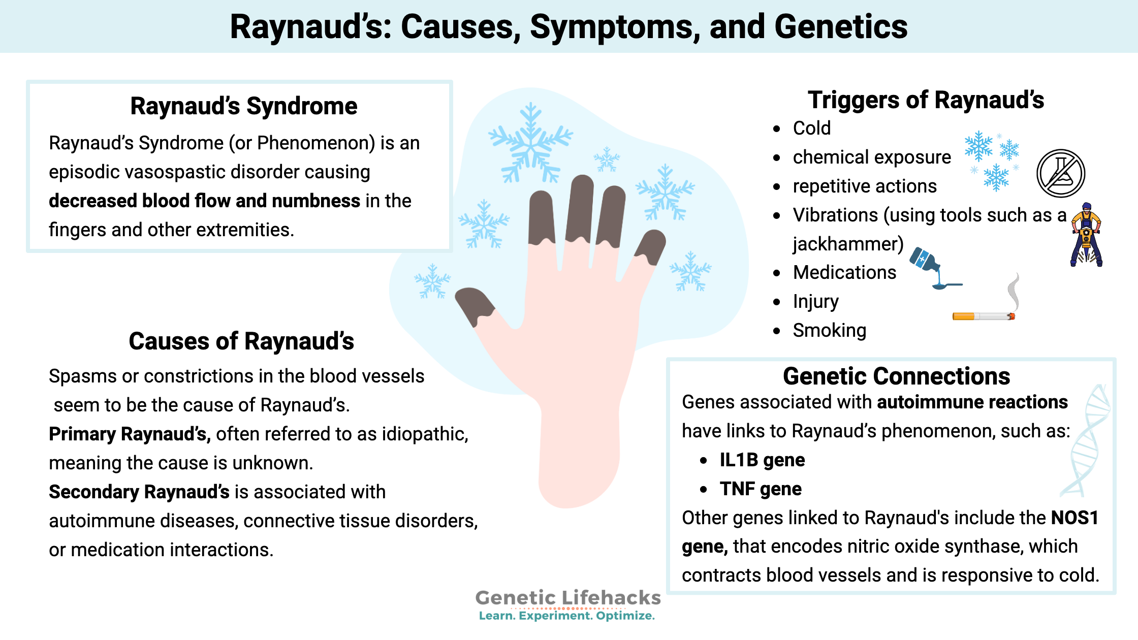 Raynaud’s: Causes, Symptoms, and Genetics