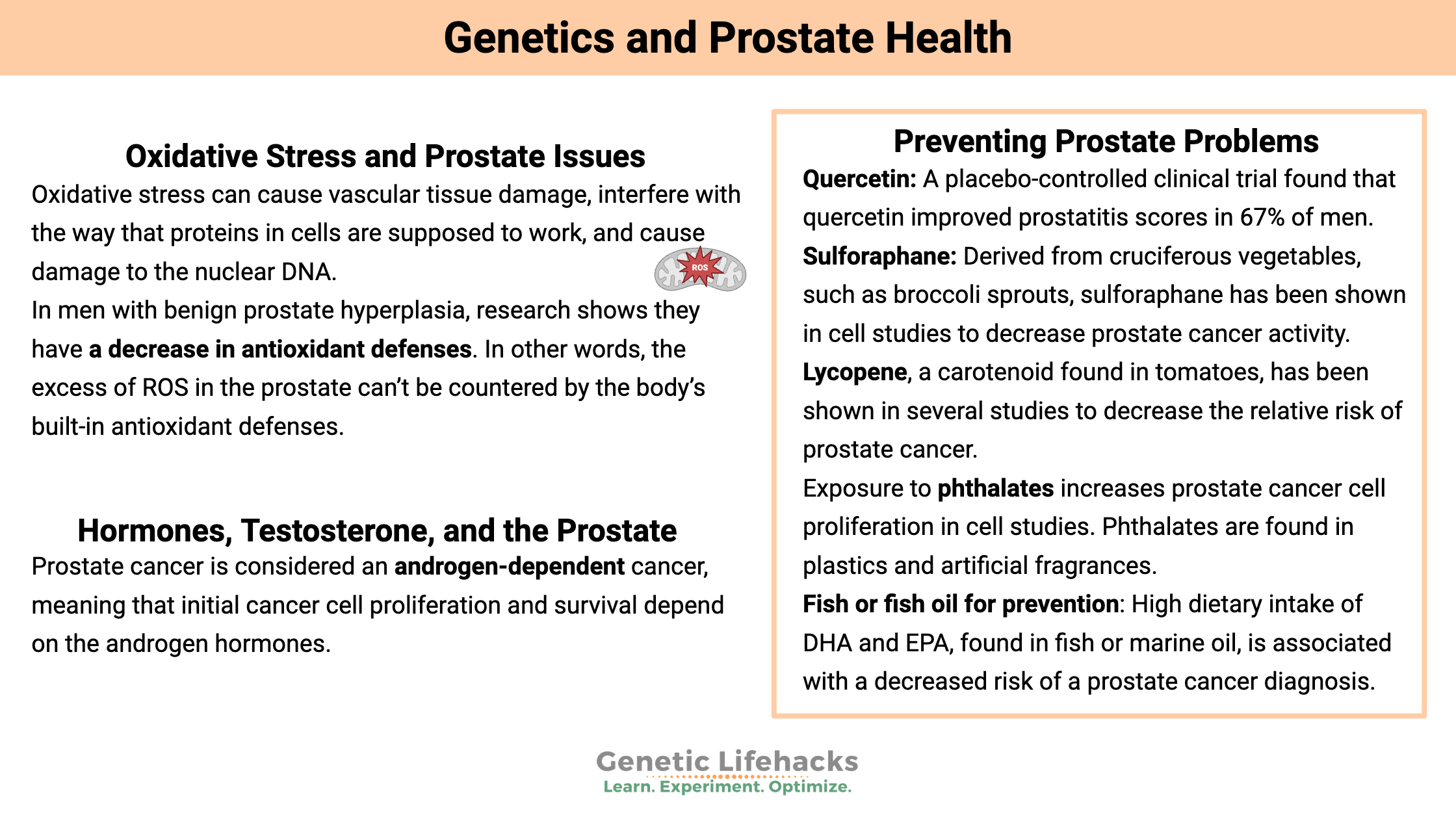 Genetics and Prostate Health