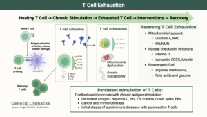 Understanding and Reversing T Cell Exhaustion in Chronic Infections, Long COVID, and Cancer