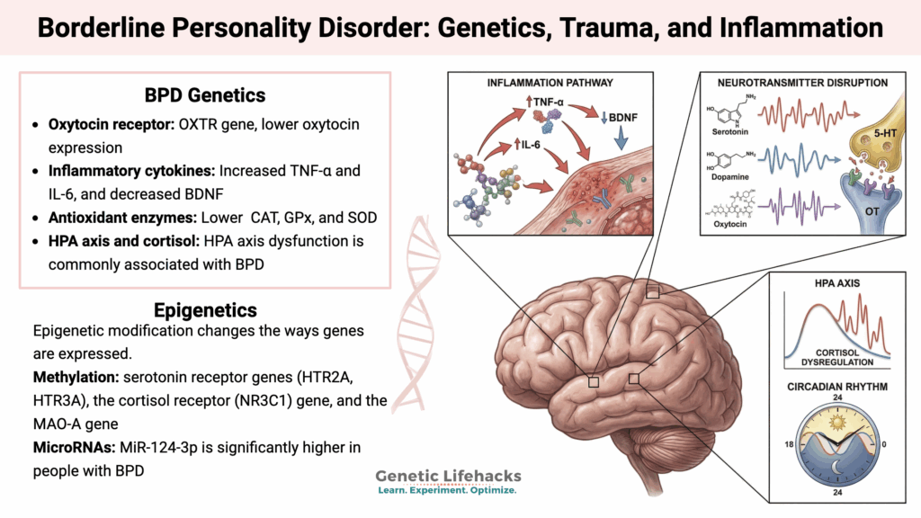 Borderline Personality Disorder: Genetics, Trauma, and Inflammation