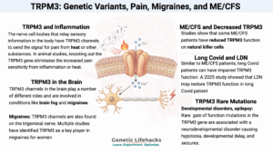 graphical abstract -TRPM3 genetic variants ME/CFS, long Covid